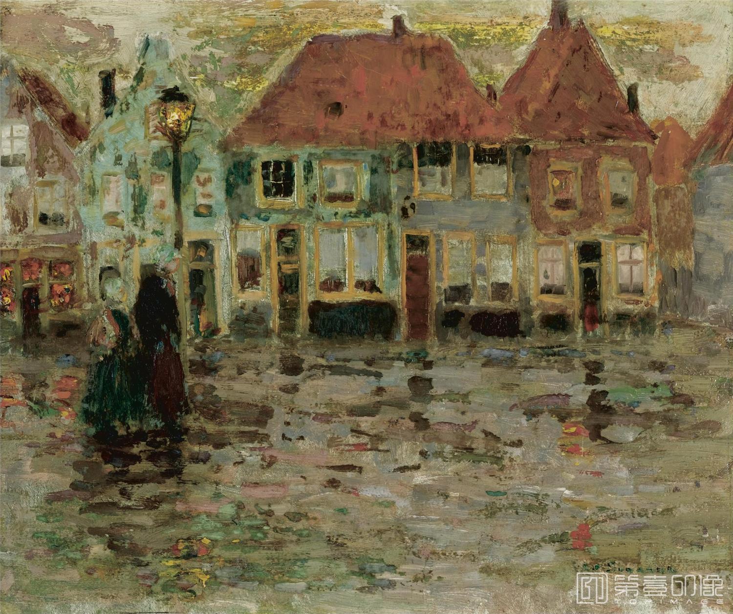 油画-PLACEDELECLUSE,SLUIS